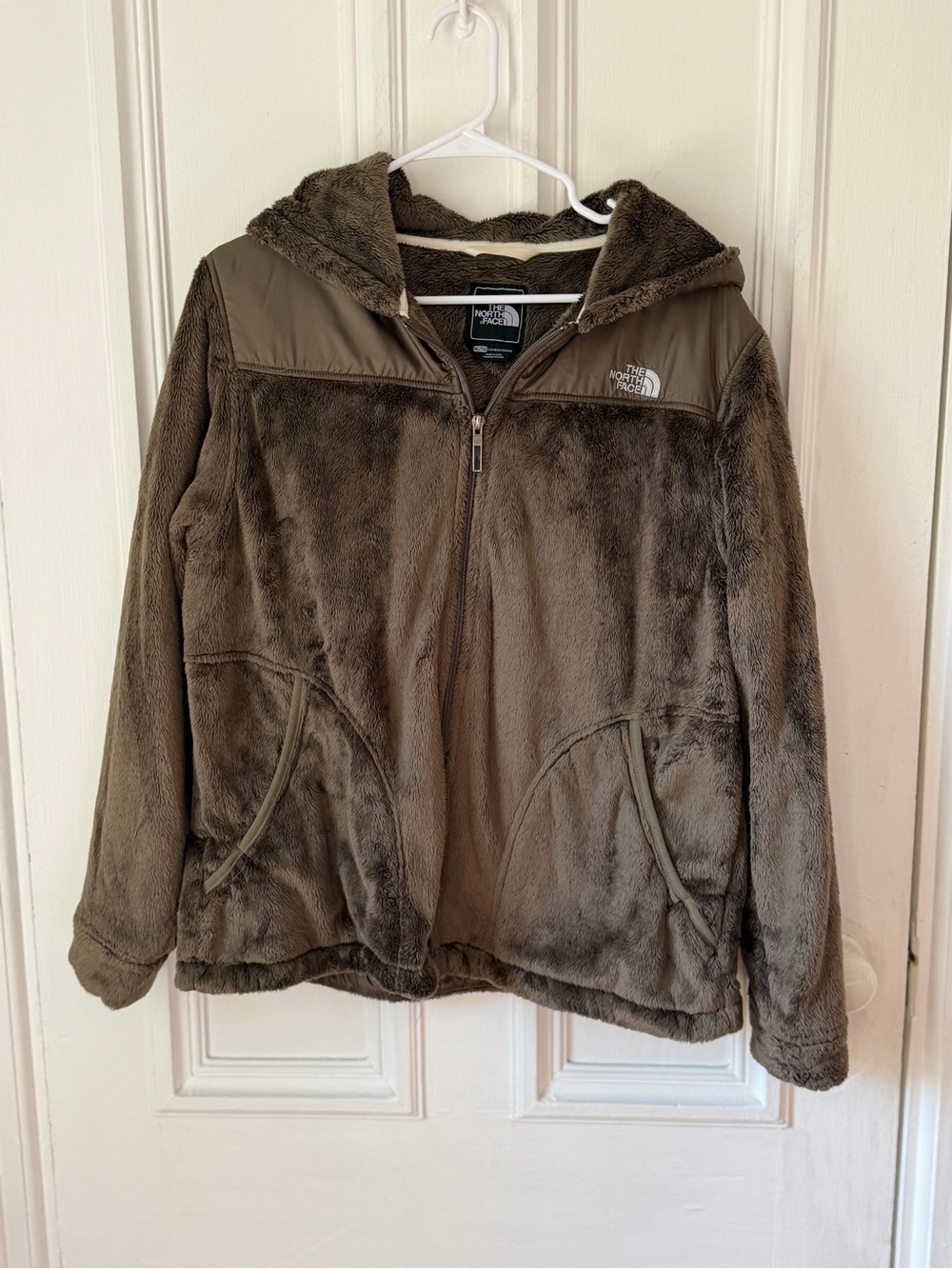 Women’s The North Face Oso Hooded Silken Fleece Zip Front Jacket Size XL